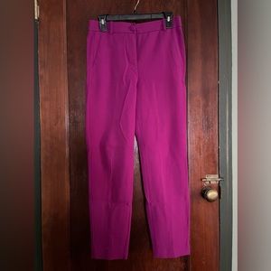 JCrew high rise Cameron pant in four season stretch, bright plum